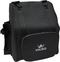 Viking VMB-40 Melodeon Bag, 8 Bass Hard wearing black denier nylon. Rucksack style. Fits a standard 2 row melodeon