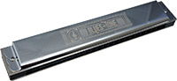 Blues Tone Tremolo Harmonica, D Major 48 hole. Brass reedplate with black ABS comb