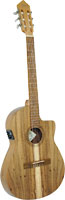Carvalho Slim Koa Slim Body Classical, Narrow Slim bodied with a narrow 43mm top nut, similar to a steel strung guitar