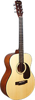 Blue Moon BG-34N Orchestral Guitar, Natural Spruce top with sapele back and sides. High gloss finish