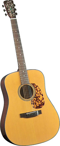 Blueridge BR-140 Dreadnought Acoustic Guitar Solid sitka spruce top. Solid mahogany back and sides with black binding