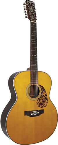 Blueridge BR-160-12 Jumbo Guitar, 12 String Historic Series. Solid sitka spruce top with herringbone purfling