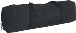 Viking VDB-20 Appalachian Dulcimer bag Tough 600D black nylon outer with 20mm padding. Plush red lining