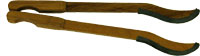 Atlas AB-12 Dulcimer Hammers, Leather Ends Pair of walnut wood hammers with leather ends for Hammered Dulcimers