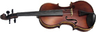 Valentino Sonata Full Size Violin Outfit Solid straight grain carved spruce top, beautiful flamed maple body
