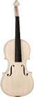 Saga VW-3 Violin In The White 4/4 Inlaid purfling, Grade A solid, handcarved spruce top