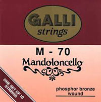 Galli M-70 Mandocello Strings Phosphor bronze wound, 10 strings C, G, D, A, E