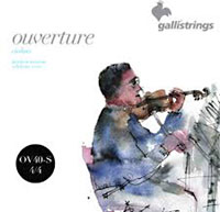 Galli OV40-S Violin Overture Strings 4/4 Synthetic core wound in aluminum and silver. Medium tension