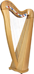 Glenluce Black Loch 22 String Harp