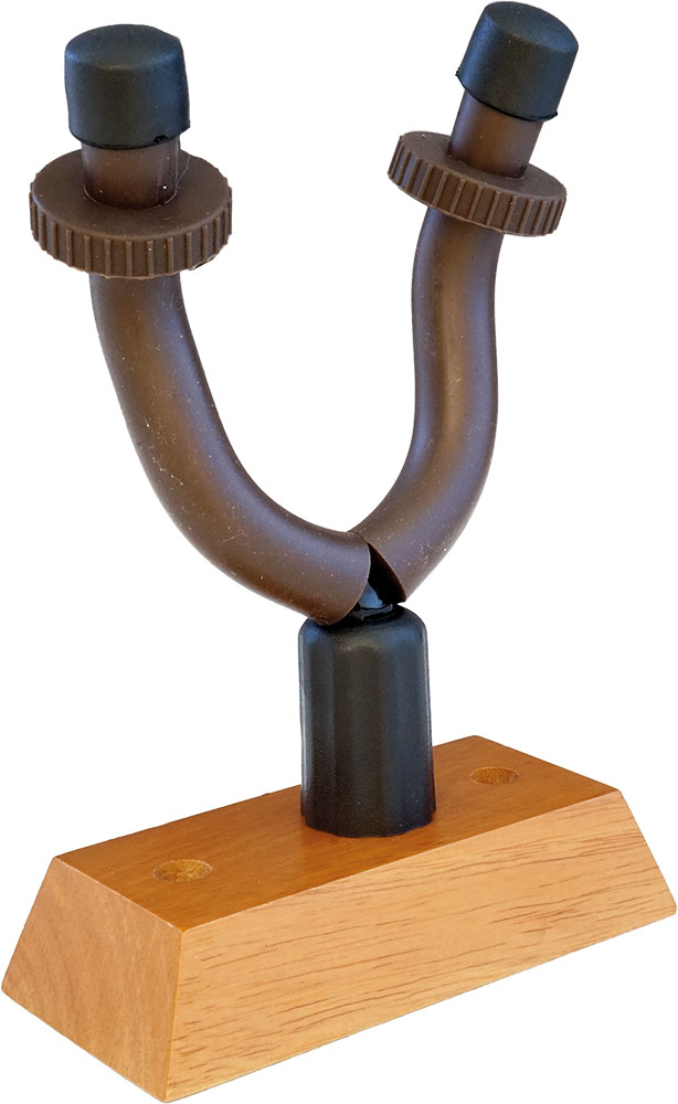 Viking GA-H-1 Wooden Guitar Hanger Stylish natural finished solid wood wall mount block