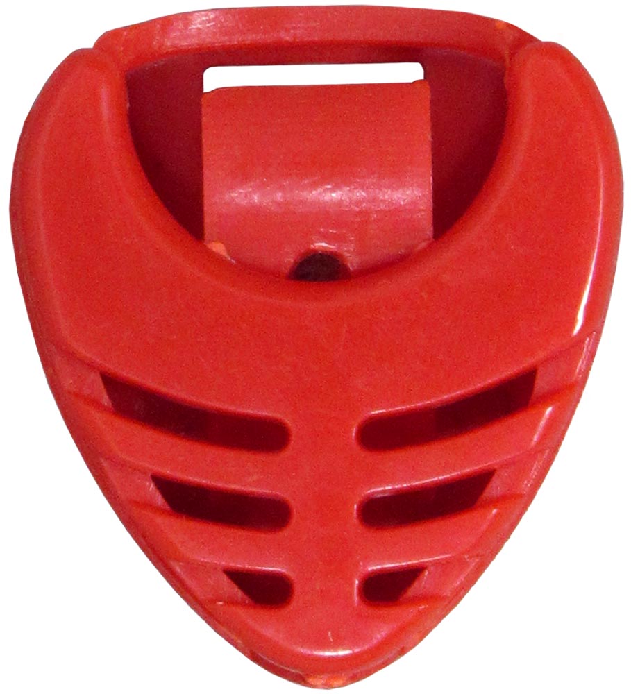 Viking PH-01R Pick Holder, Red Colored plectrum holder in red. Attaches to instrument
