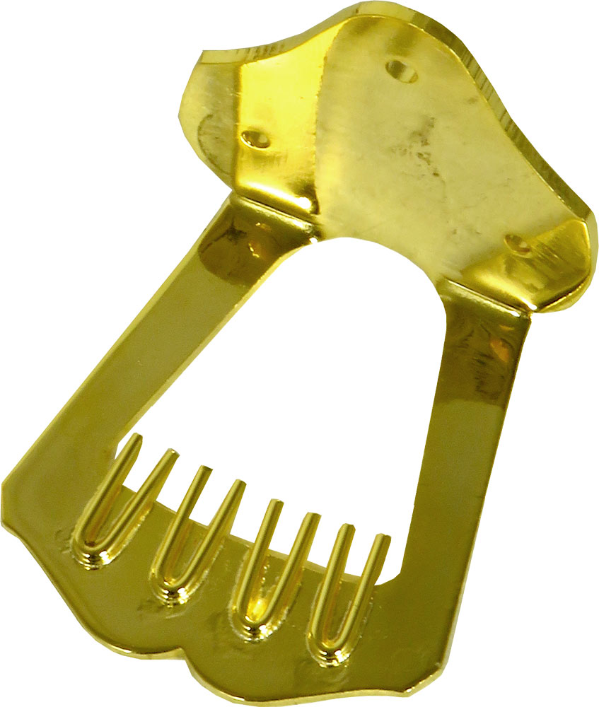 Viking VS-311SB Solid Cast Mandolin Tailpiece Gold finish made from solid brass