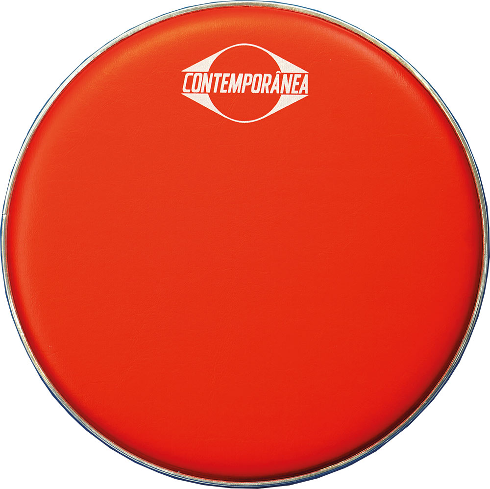 Contemporanea SK12N Red 12inch NAPA Surdo Head, Red 2 Ply Artificial Leather / Nylon Head