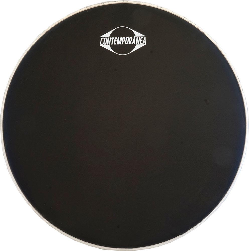 Contemporanea SK24N Black 24inch NAPA Surdo Head, Black 2 Ply Artificial Leather / Nylon Head
