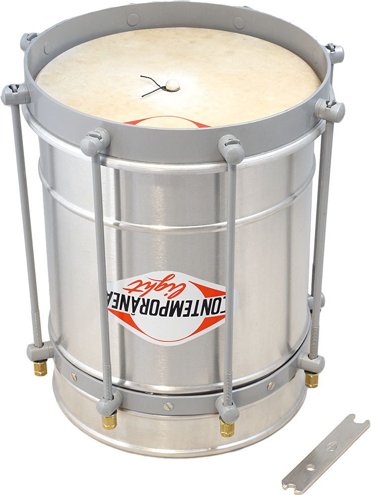 Contemporanea LCU0830 Cuica 'Light', 8inch Aluminum Light series Friction Drum, Goat Head, 8 lug