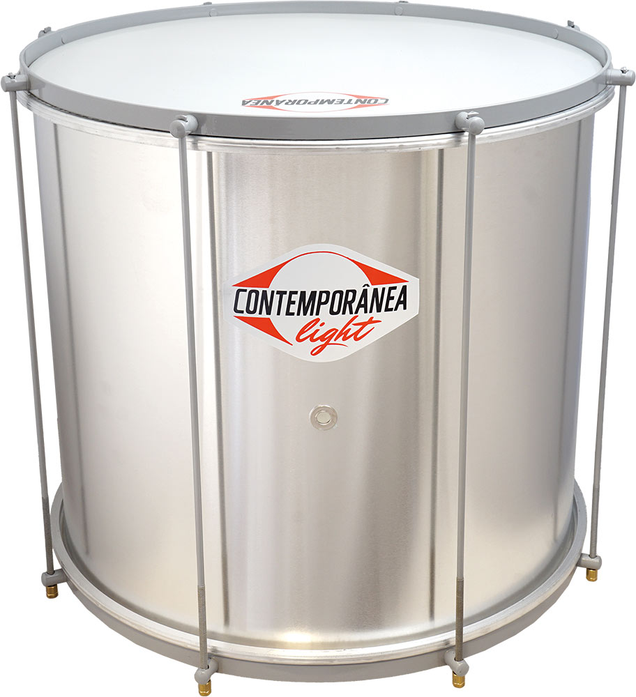 Contemporanea Surdo Light 20inch x 45cm Light, Aluminum Body, 6 Rods, Painted Tuning Rims