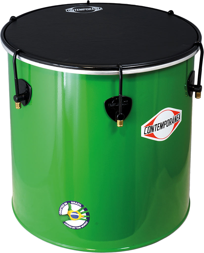 Contemporanea Nesting Surdo 14inch x 40cm. Green. Napa Single ended Napa head, 6 lugs