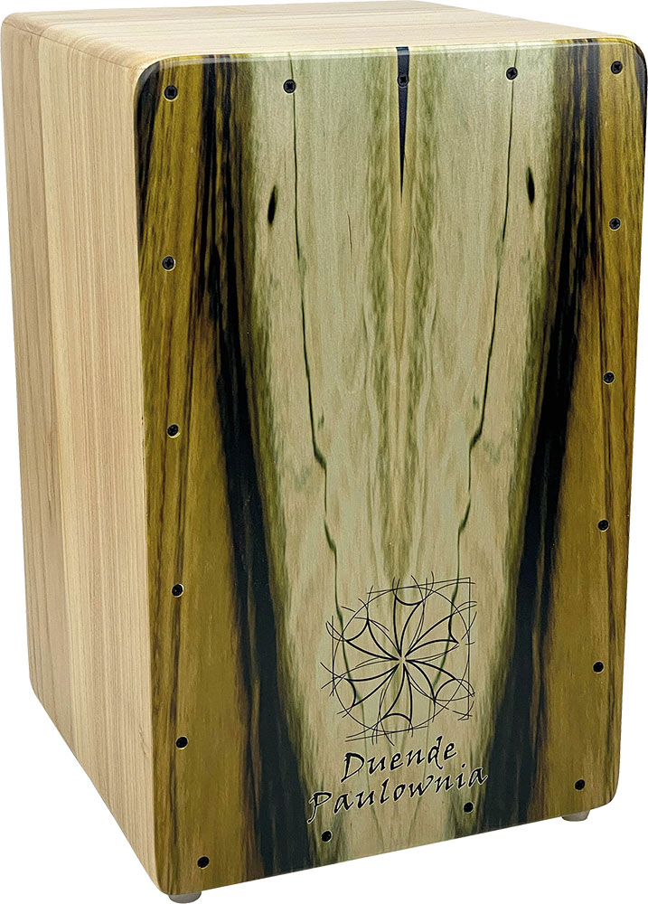 Duende Professional Flamenco Cajon, Paulownia Cajon body is made from 14mm Paulownia. It's the lightest cajon on the market!
