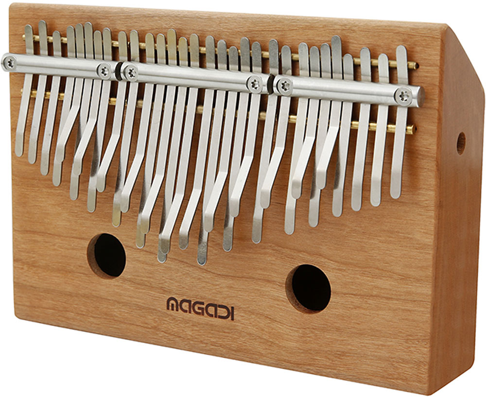 Magadi M30 30 Note Kalimba in Cherry Special steel tongue with copper tone bars