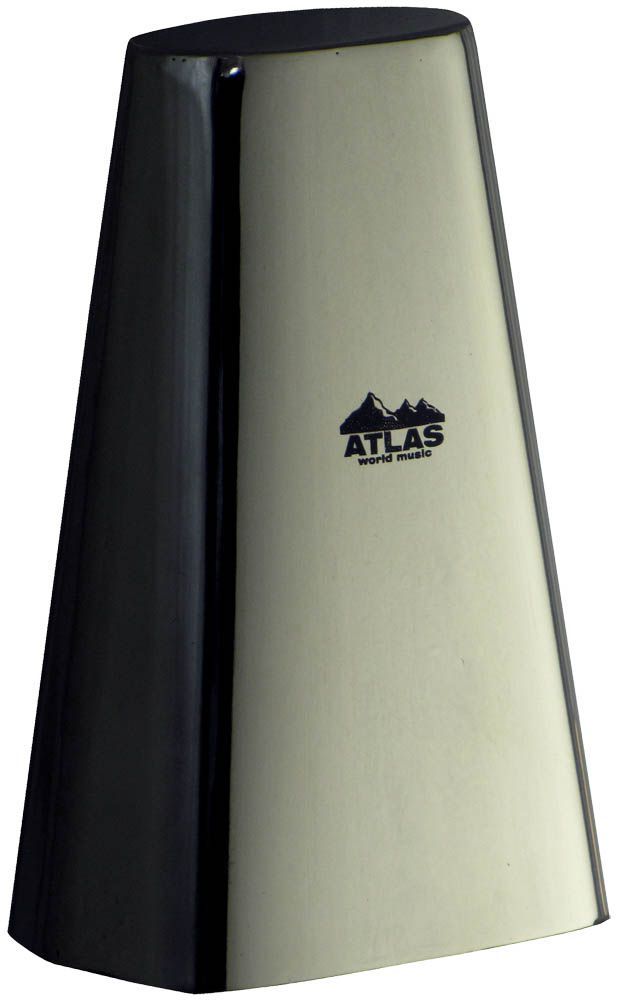 Atlas AP-L726 6inch Metal Cowbell, Handheld Handheld cowbell in polished color