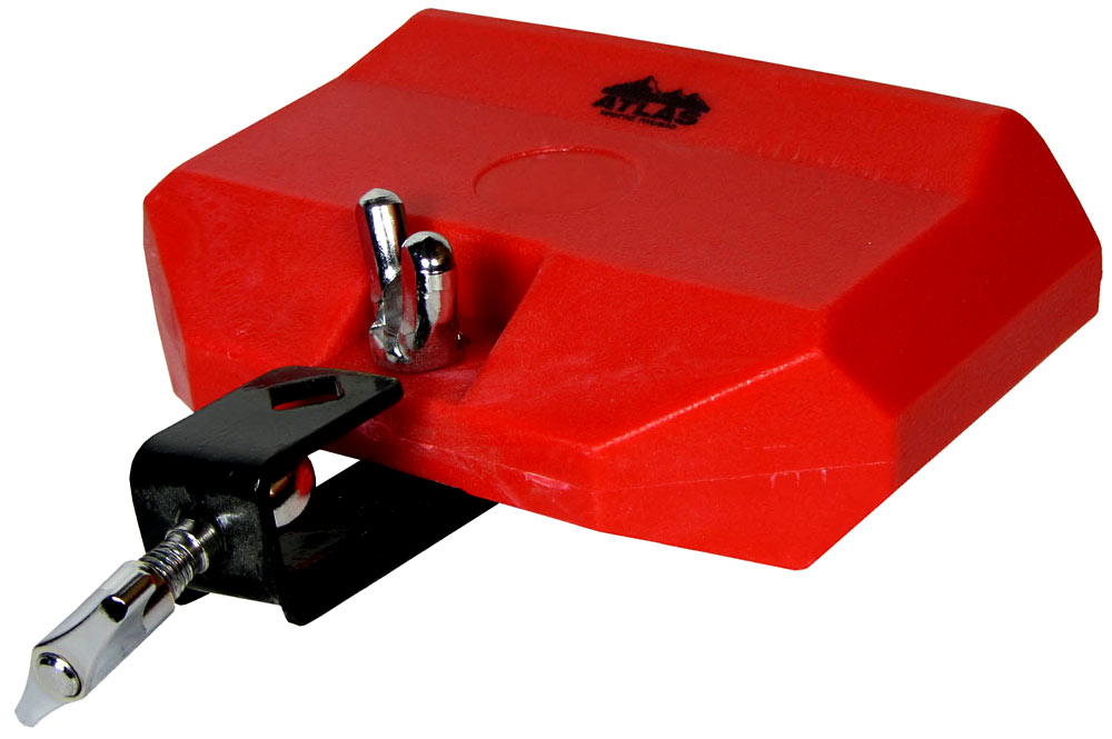 Atlas AP-L731 Large Plastic Tone Block, Red Medium pitch red mountable tone block.15cm long