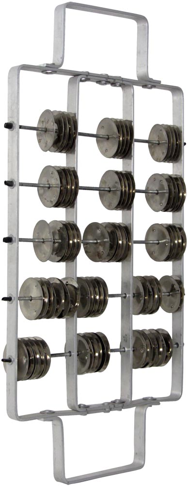 Atlas AP-L670 Aluminum Chocalho 120 galvanized jingles on a metal frame