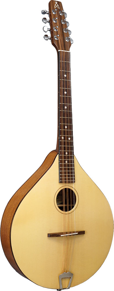 Ashbury Style E Octave Mandolin Solid Alaskan Sitka Spruce top. Solid African sapele back and sides