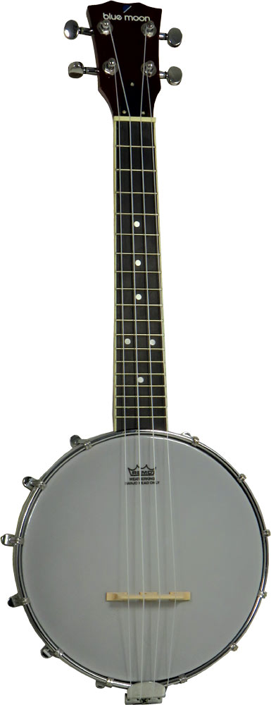 Ashbury AB-14 Concert Ukulele Banjo Open back with an 8inch maple ply pot finished with light mahogany colored sides