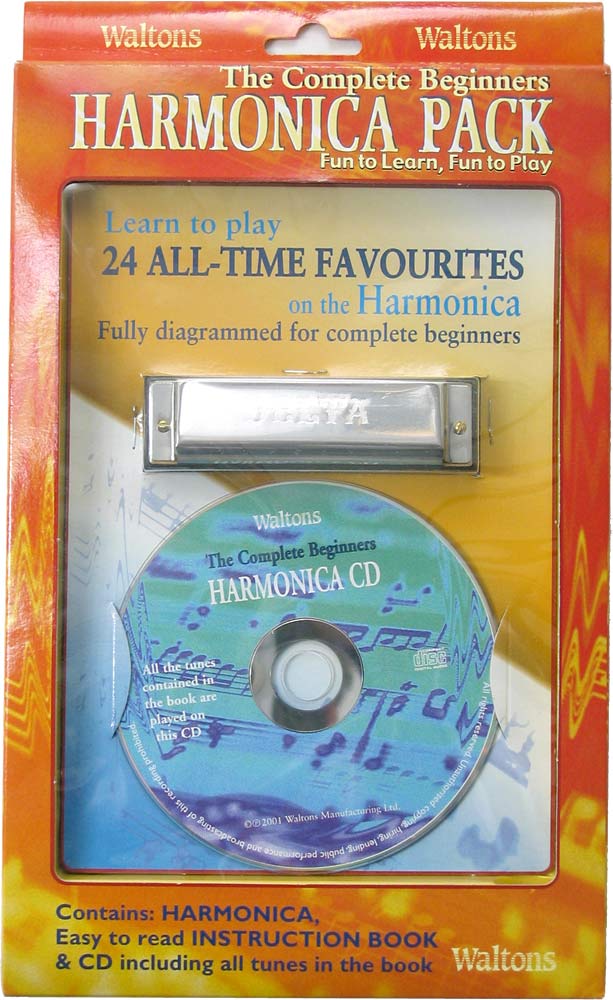 Waltons Harmonica Book, CD & Harp Pack The Walton's tutor and CD packed with a standard diatonic Harmonica