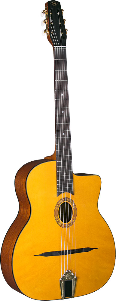Cigano GJ-0 Gypsy Jazz Guitar, Oval Hole Spruce top, Asian rosewood body & f/board, flat cutaway. Gypsy Jazz Guitar