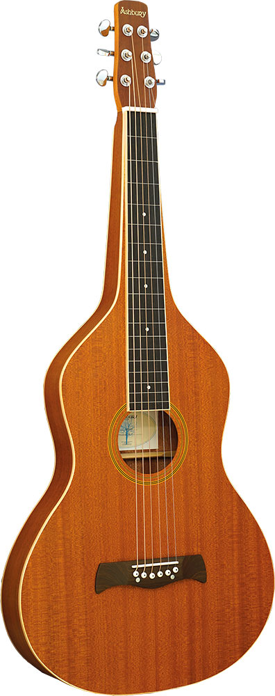 Ashbury AW-10 Weissenborn Guitar, Squareneck All Sapele body, composite wood fingerboard with hollow square neck