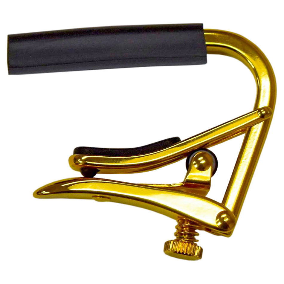 Shubb C1g Capo Royal, Steel String Guitar High-tech titanium finish shines like gold