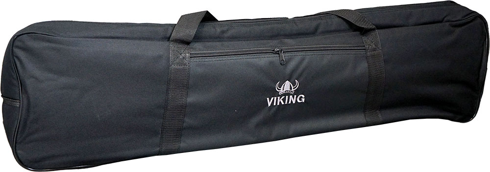 Viking VDB-20 Appalachian Dulcimer bag Tough 600D black nylon outer with 20mm padding. Plush red lining