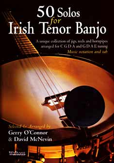 50 Solos for Irish Banjo B&CD A unique collection of Jigs, Reels and Hornpipes. for CGDA & GDAE tunings