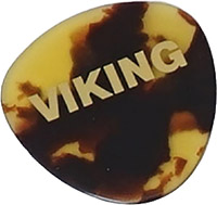 Viking VP-12 Tort Mandolin Pick. 1.5mm ABS material made to look and sound like tortoise shell.1.5mm thick