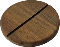 Viking VRS-30-BS Biscuit for Resonators Rosewood biscuit for single cone resonators