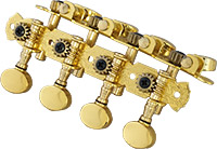 Viking VS-3124G Mandolin Machine Heads, Gold