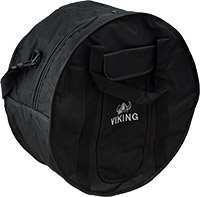 Viking VBB-2016D Deep 16inch Bodhran Bag 8inch deep with 6mm padding, medium nylon black cordura exterior