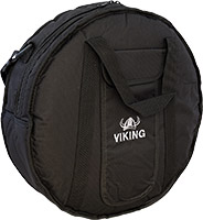 Viking VBB-2016 Deluxe 16inch Bodhran Bag 4inch deep with 15mm padding, 800 denier black nylon exterior, pocket, strap