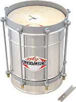 Contemporanea LCU0830 Cuica 'Light', 8inch Aluminum Light series Friction Drum, Goat Head, 8 lug