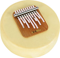 Magadi M10-1 10 Note Kalimba with Goat Skin Cherry wood frame wrapped with goat skin