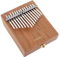 Magadi M14-E 14 Note Electro Kalimba, Cherry