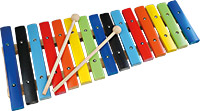 Atlas 2 Octave Xylophone Colored wooden Xylophone with beaters