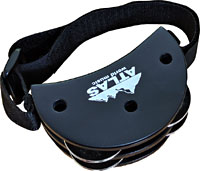 Atlas AP-10K Foot Tambourine, 4 Jingle Pairs Hand-free tambourine playing - jingle while you play