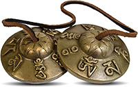 Dream TFC-L Timsha Finger Cymbals Large Tibetan Style Bronze