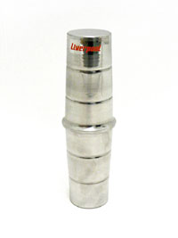 Liverpool GA-270 Medium Aluminum Ganza, 27cm Aluminum shaker, medium filling