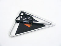 Liverpool Triangle Chromed Steel 36cm Steel