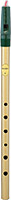 Feadog FW22 Brass High C Whistle, Single