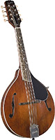 Kentucky KM-256 Deluxe A Model Mandolin. Brown Solid carved German spruce top. A model with F sound holes