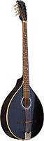 Hora M1089EQ Electro Irish Bouzouki, Black Spruce top, maple body. Under Saddle pick-up and EQ system. Black gloss finish